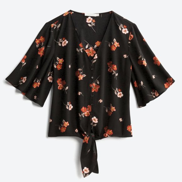 Lush Tops - 🌎 $29 SALE 🌎 NWT LUSH Krisantha Tie Front Blouse